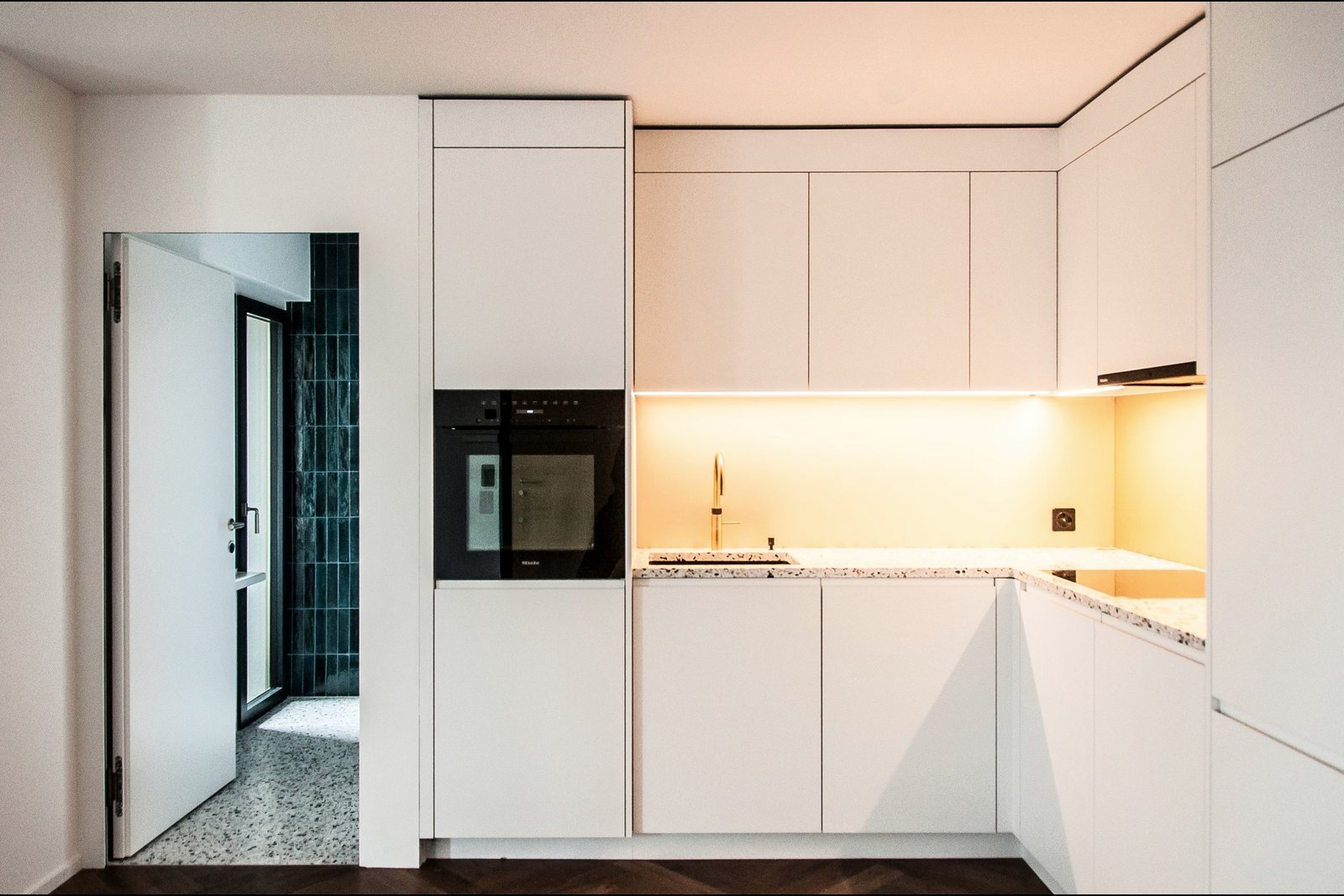 Kitchen in a renovated apartment